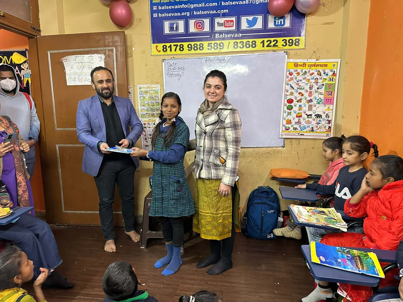 Education and Health Camp at Orphanage Bal Seva Sansthan, Uttam Nagar