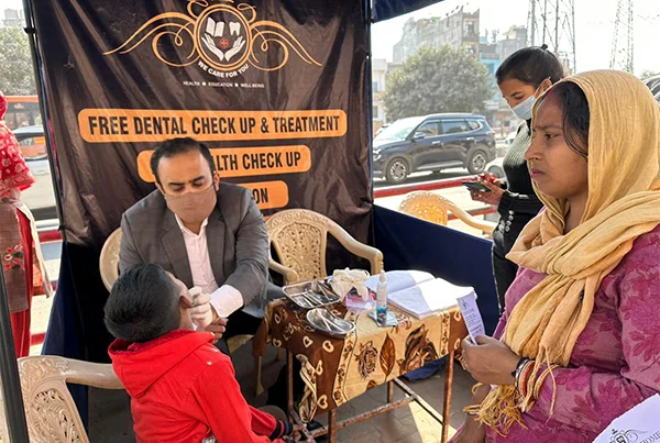 Health and Dental Camp at Rural Areas of Bindapur Village