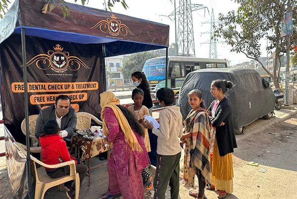 Health and Dental Camp at Rural Areas of Bindapur Village
