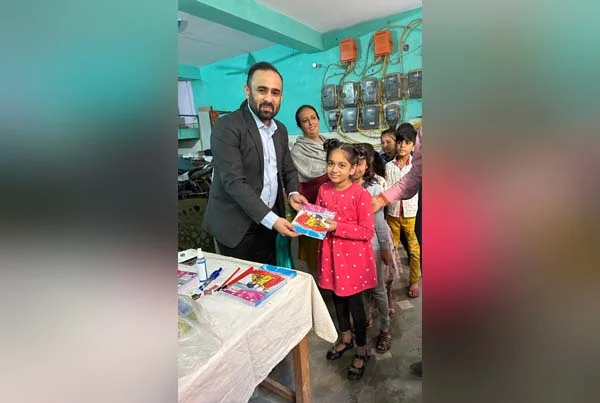 Education camp for children at Dabri Village
