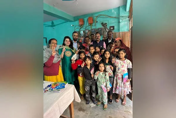 Education camp for children at Dabri Village