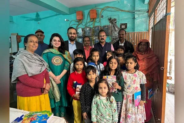 Education camp for children at Dabri Village
