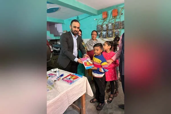 Education camp for children at Dabri Village