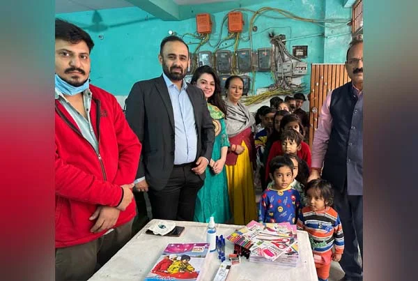 Education camp for children at Dabri Village
