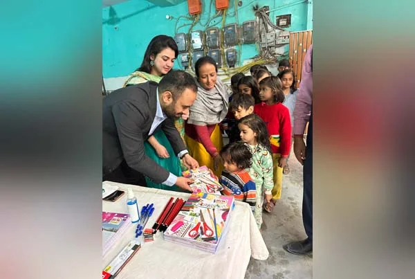 Education camp for children at Dabri Village